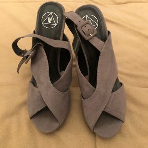 Grey heels